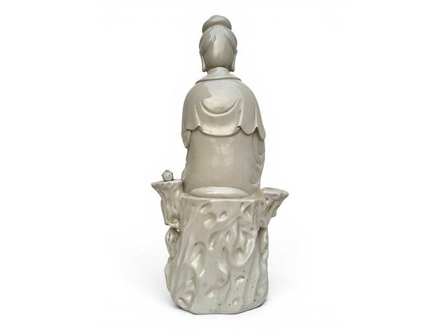 Large dehua blanc de china figure - afbeelding 10 van  51