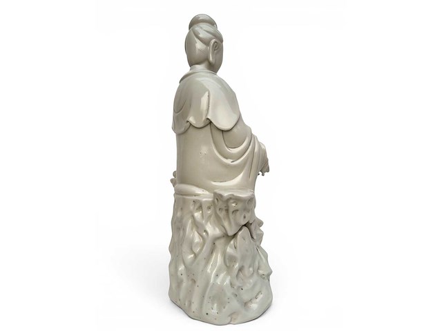 Large dehua blanc de china figure - afbeelding 14 van  51