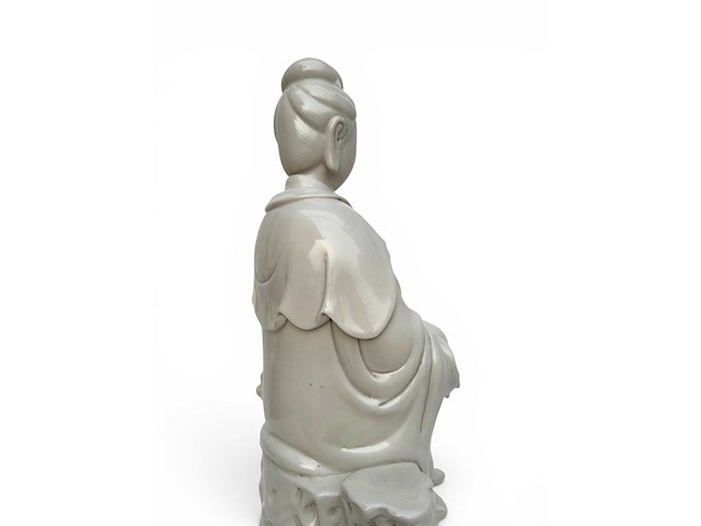 Large dehua blanc de china figure - afbeelding 15 van  51