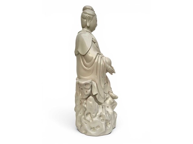 Large dehua blanc de china figure - afbeelding 18 van  51
