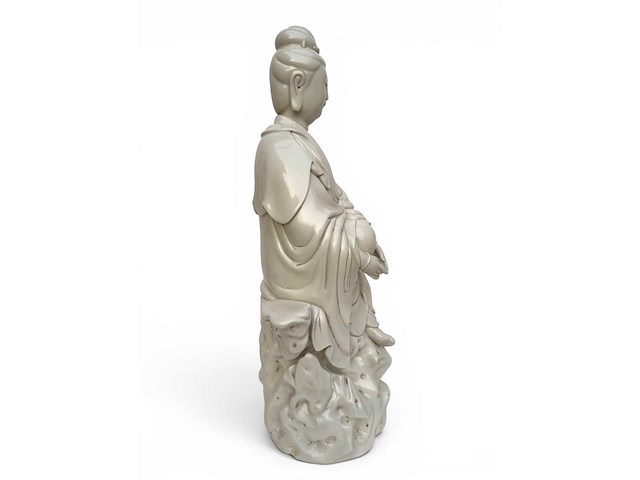 Large dehua blanc de china figure - afbeelding 19 van  51