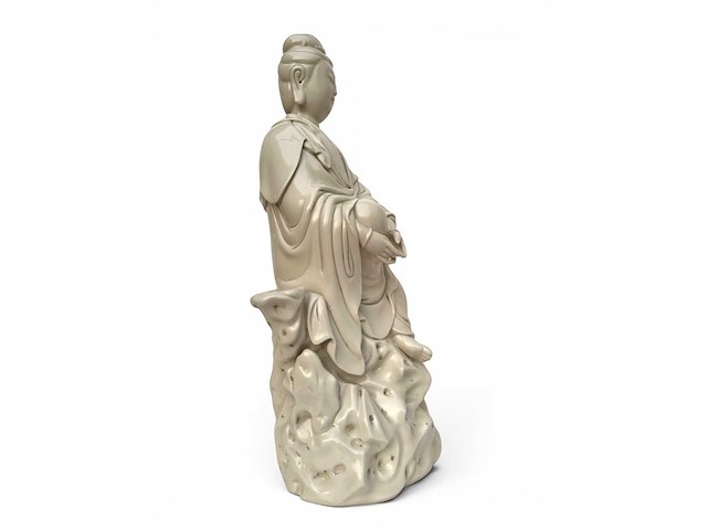 Large dehua blanc de china figure - afbeelding 20 van  51