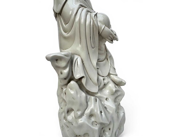 Large dehua blanc de china figure - afbeelding 21 van  51