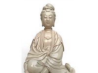 Large dehua blanc de china figure - afbeelding 12 van  51