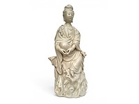 Large dehua blanc de china figure - afbeelding 23 van  51