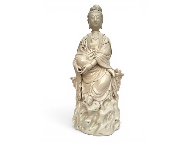 Large dehua blanc de china figure - afbeelding 26 van  51
