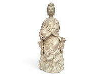Large dehua blanc de china figure - afbeelding 26 van  51