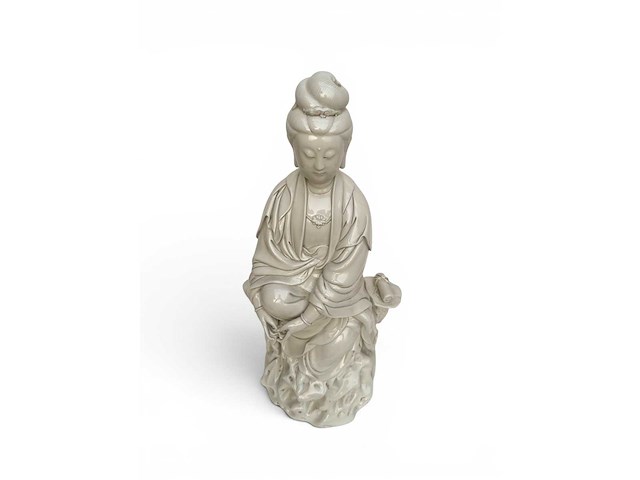 Large dehua blanc de china figure - afbeelding 29 van  51