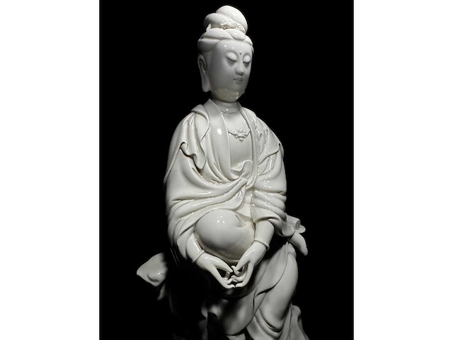 Large dehua blanc de china figure - afbeelding 41 van  51
