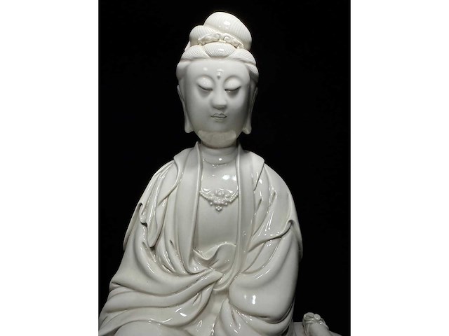 Large dehua blanc de china figure - afbeelding 43 van  51