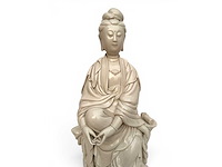 Large dehua blanc de china figure - afbeelding 47 van  51