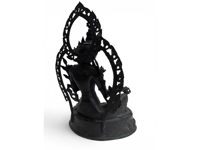 Large green tara 'shyamatara' - afbeelding 22 van  23