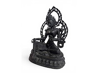 Large green tara 'shyamatara' - afbeelding 3 van  21