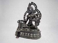 Large green tara 'shyamatara' - afbeelding 8 van  21