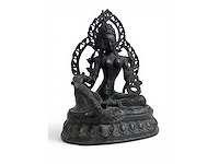 Large green tara 'shyamatara' - afbeelding 16 van  21