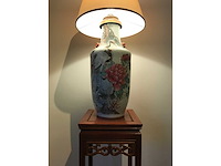 Large 'qianjiang cai' vase lamp - afbeelding 25 van  39