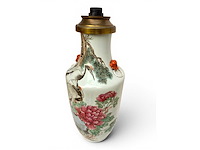 Large 'qianjiang cai' vase lamp - afbeelding 9 van  39