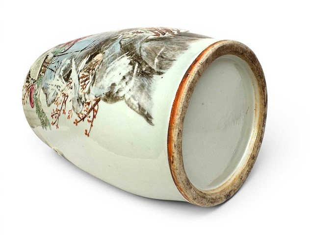 Large 'qianjiang cai' vase lamp - afbeelding 10 van  39