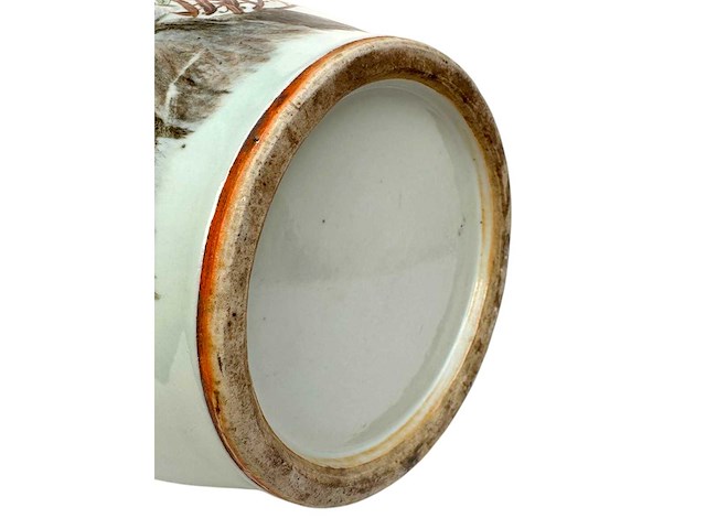 Large 'qianjiang cai' vase lamp - afbeelding 15 van  39