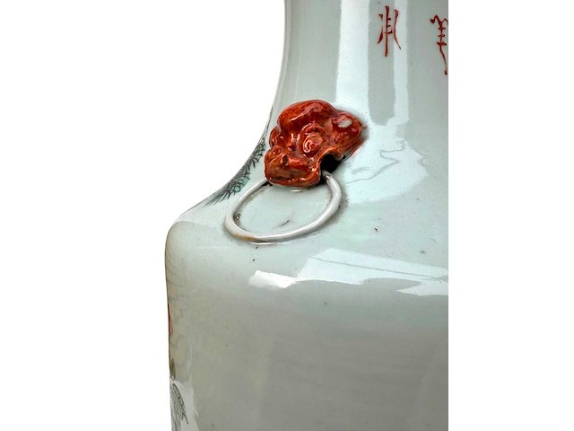 Large 'qianjiang cai' vase lamp - afbeelding 21 van  39