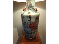 Large 'qianjiang cai' vase lamp - afbeelding 27 van  39