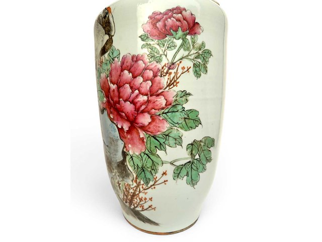 Large 'qianjiang cai' vase lamp - afbeelding 37 van  39