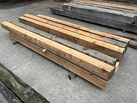 Lariks balk 13x13 cm (11x) - afbeelding 1 van  5