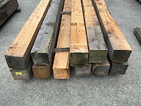 Lariks balk 13x13 cm (11x) - afbeelding 3 van  5