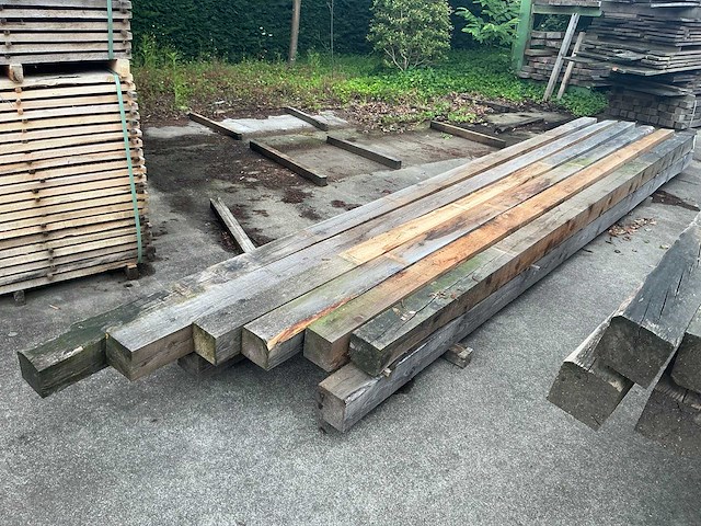 Lariks balk 13x13 cm (11x) - afbeelding 2 van  6