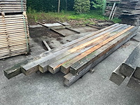 Lariks balk 13x13 cm (11x) - afbeelding 2 van  6