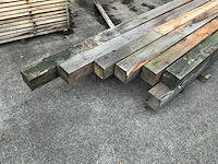 Lariks balk 13x13 cm (11x) - afbeelding 3 van  6