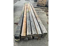 Lariks balk 13x13 cm (11x) - afbeelding 5 van  6
