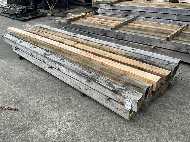 Lariks balk 13x13 cm (12x) - afbeelding 1 van  5