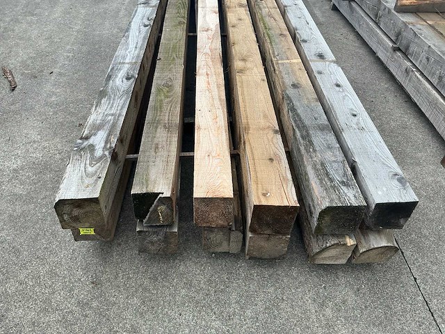 Lariks balk 13x13 cm (12x) - afbeelding 3 van  5