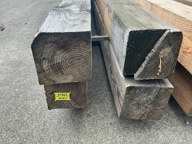 Lariks balk 13x13 cm (12x) - afbeelding 5 van  5