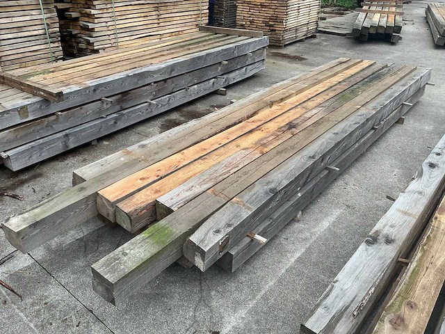 Lariks balk 13x13 cm (14x) - afbeelding 2 van  5