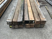 Lariks balk 13x13 cm (14x) - afbeelding 3 van  5