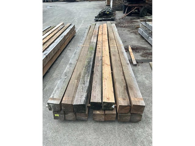 Lariks balk 13x13 cm (14x) - afbeelding 4 van  5