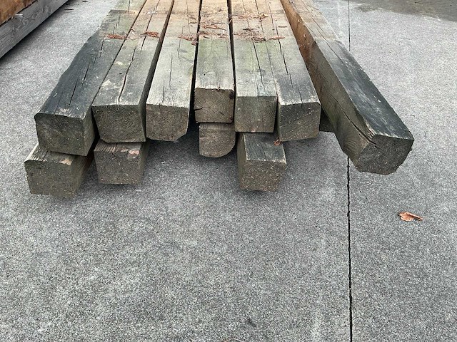 Lariks balk 13x13 cm (14x) - afbeelding 3 van  5