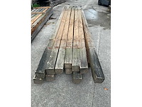 Lariks balk 13x13 cm (14x) - afbeelding 4 van  5