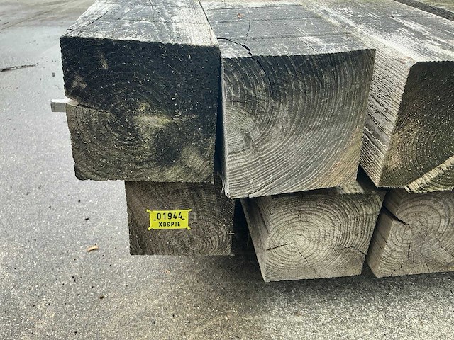 Lariks balk 13x13 cm (14x) - afbeelding 5 van  5