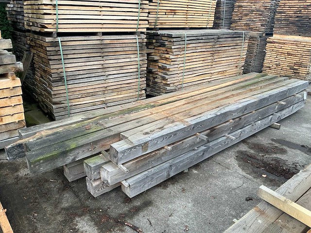 Lariks balk 13x13 cm (18x) - afbeelding 2 van  6