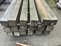 Lariks balk 13x13 cm (18x) - afbeelding 4 van  6