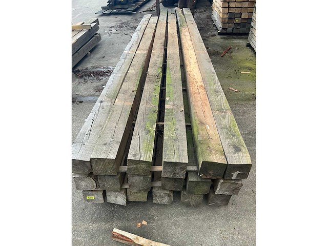 Lariks balk 13x13 cm (18x) - afbeelding 5 van  6
