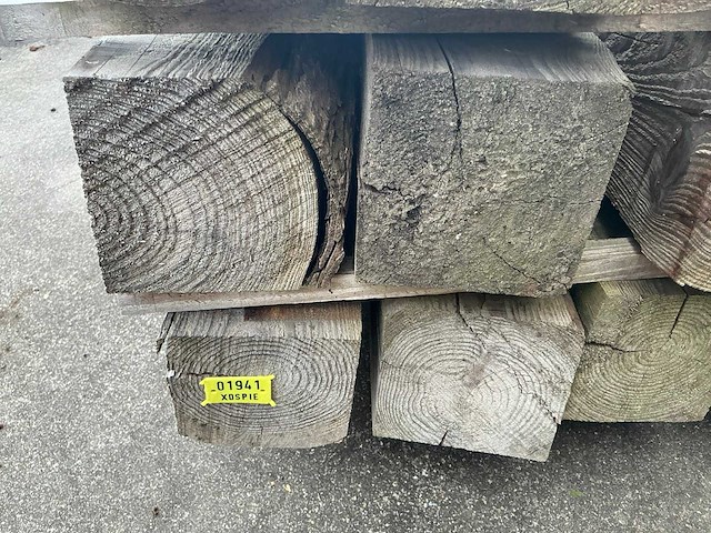 Lariks balk 13x13 cm (18x) - afbeelding 6 van  6