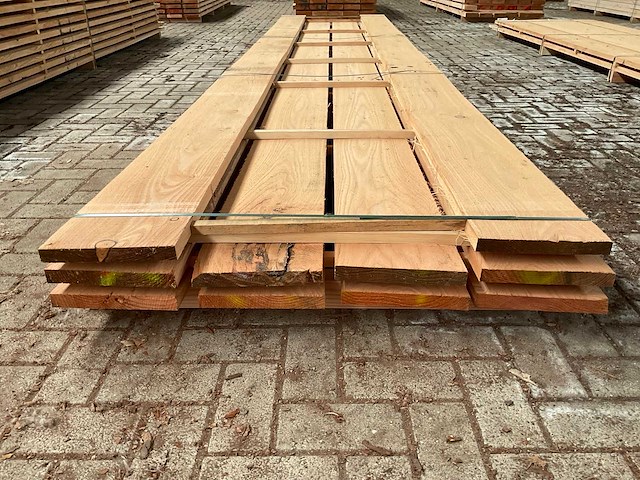 Lariks planken 30x250 mm (10x) - afbeelding 4 van  5