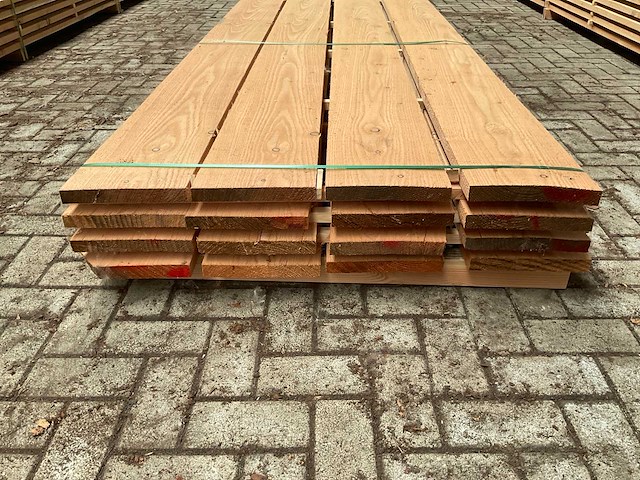 Lariks planken 30x250 mm (16x) - afbeelding 4 van  5