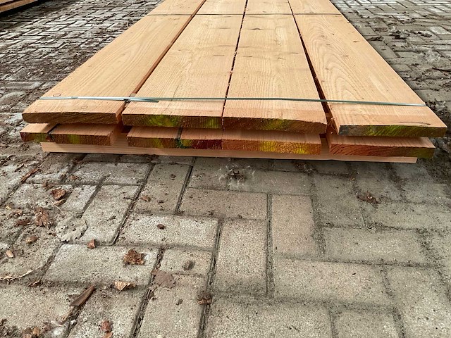 Lariks planken 30x250 mm (8x) - afbeelding 4 van  5