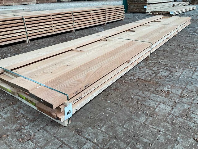 Lariks planken 33x250 mm (11x) - afbeelding 1 van  5