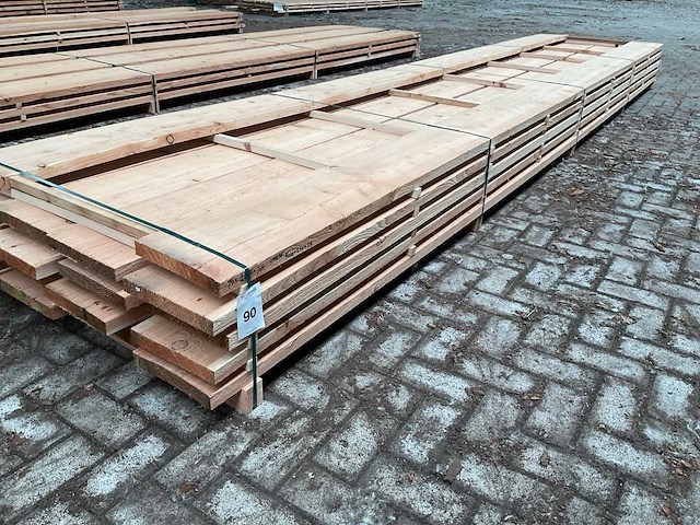 Lariks planken 33x250 mm (18x) - afbeelding 1 van  5